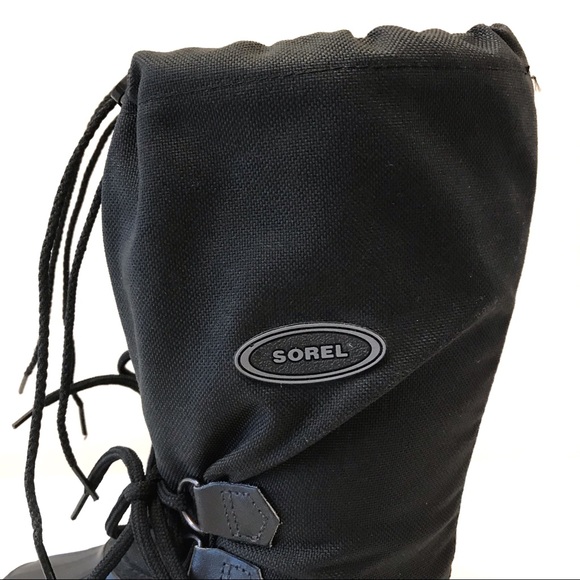 Sorel snowlion black winter / snow tall boots size 6 - Picture 4 of 10